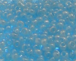 (image for) 11/0 Pale Blue Ceylon Glass Seed Beads, 1oz. bag