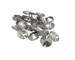 (image for) Approx. 1oz. x 12x8mm Crystal Glass Bicone Beads, hole in back