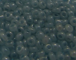 (image for) 11/0 Baby Blue Ceylon Glass Seed Bead, 1oz. Bag