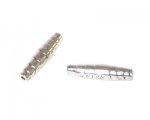 20 x 6mm Silver Metal Spacer Bead, 6 beads 20 x 6mm Silver Metal Spacer Bead, 6 beads
