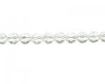 10mm Crystal Faceted Glass Bead, 13" string 10mm Crystal Faceted Glass Bead, 13" string
