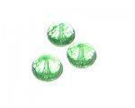 16 x 12mm Light Green Faceted Rondelle Glass Bead, 4 beads 16 x 12mm Light Green Faceted Rondelle Glass Bead, 4 beads