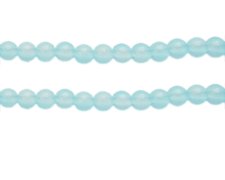 (image for) 8mm Sea Foam Jade-Style Glass Bead, approx. 54 beads