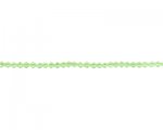 3mm Pale Green Faceted Bi-cone Glass Bead, 2 x 12" strings 3mm Pale Green Faceted Bi-cone Glass Bead, 2 x 12" strings