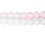 10mm Pink Marble-Style Glass Bead, faded. No Returns! 10mm Pink Marble-Style Glass Bead, faded. No Returns!