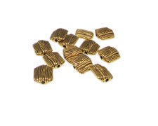 (image for) 10 x 8mm Metal Gold Spacer Bead, approx. 12 beads