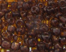 (image for) 6/0 Dark Brown Luster Glass Seed Bead, 1oz. Bag