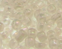 (image for) 6/0 White Luster Glass Seed Beads, 1oz. bag