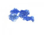 20 x 16mm Sky Blue Frilly Lampwork Glass Bead, 5 beads 20 x 16mm Sky Blue Frilly Lampwork Glass Bead, 5 beads
