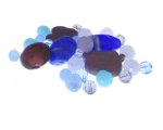 Approx. 1.5 - 2oz. Blues Baby Glass Bead Mix Approx. 1.5 - 2oz. Blues Baby Glass Bead Mix