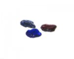 22 x 20mm Blue/Plum/Purple Pressed Glass Leaf Bead, 4 beads 22 x 20mm Blue/Plum/Purple Pressed Glass Leaf Bead, 4 beads