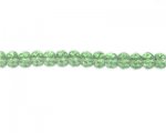 8 x 6mm Pastel Green Faceted Rondelle Glass Bead, 14" string 8 x 6mm Pastel Green Faceted Rondelle Glass Bead, 14" string