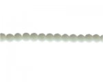 10 x 8mm White Opaque Faceted Rondelle Bead, 13" string 10 x 8mm White Opaque Faceted Rondelle Bead, 13" string