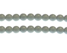 (image for) 10mm Silver Sparkle Abstract Glass Bead, approx. 17 beads