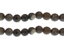 (image for) 10mm Gray Gemstone Bead, approx. 20 beads