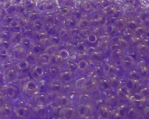 (image for) 11/0 Violet Transparent Glass Seed Bead, 1oz. Bag