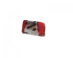 28 x 22mm Red Foil Lampwork Rectangle Glass Bead 28 x 22mm Red Foil Lampwork Rectangle Glass Bead