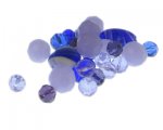 Approx. 1.5 - 2oz. Ocean Lilac Glass Bead Mix Approx. 1.5 - 2oz. Ocean Lilac Glass Bead Mix