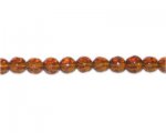 8mm Light Brown Faceted Glass Bead, 14" string 8mm Light Brown Faceted Glass Bead, 14" string