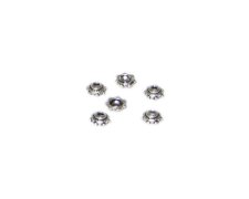(image for) 4mm Silver Bead Cap, 10 caps