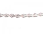 10 x 8mm Pink Faceted Drop Bead, 13" string 10 x 8mm Pink Faceted Drop Bead, 13" string