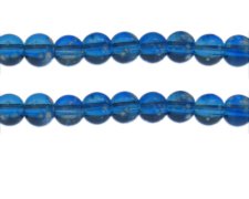 (image for) 10mm Turquoise Bloom Spray Glass Bead, approx. 17 beads