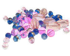 (image for) Approx. 1.5oz. Cotton Candy Designer Glass Bead Mix