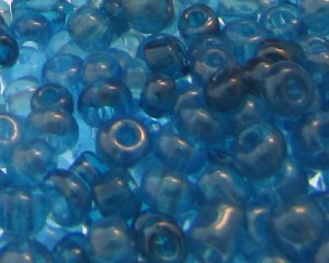 (image for) 6/0 Turquoise Luster Glass Seed Bead, 1oz. Bag