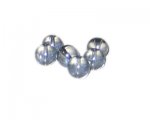 12mm Twilight Gray Galaxy Luster Glass Bead, approx. 14 beads