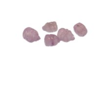 (image for) 14 x 10mm Rose Quartz Gemstone Nugget Bead, 5 beads