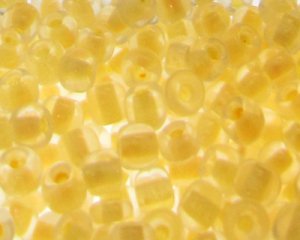 (image for) 6/0 Yellow Inside-Color Glass Seed Bead, 1oz. Bag