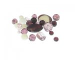 Approx. 1.5 - 2oz. Plump Plum Glass Bead Mix Approx. 1.5 - 2oz. Plump Plum Glass Bead Mix