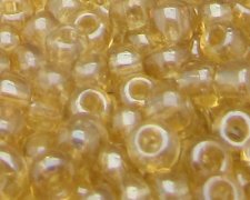(image for) 6/0 Gold Transparent Glass Seed Bead, 1oz. Bag