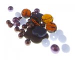 Approx. 1.5 - 2oz. Violet Garden Glass Bead Mix Approx. 1.5 - 2oz. Violet Garden Glass Bead Mix