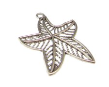 (image for) 46mm Starfish Silver Metal Pendant