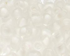 (image for) 6/0 White Inside-Color Glass Seed Bead, 1oz. Bag