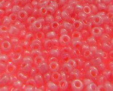 (image for) 11/0 Salmon Ceylon Glass Seed Beads, 1oz. bag