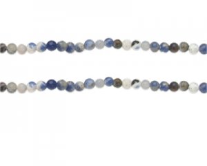 (image for) 4mm Sodalite Gemstone Bead, approx. 43 beads