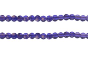 (image for) 6mm Purple Blossom Spray Glass Bead, approx. 48 beads