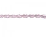 10 x 8mm Pink Faceted Drop Glass Bead, 14" string 10 x 8mm Pink Faceted Drop Glass Bead, 14" string
