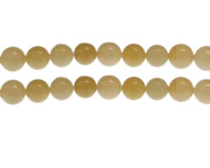 (image for) 10mm Beige Gemstone Bead, approx. 20 beads