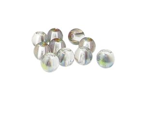 (image for) 10mm Starburst Luster Galaxy Glass Bead, 10 beads