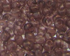 (image for) 6/0 Plum Transparent Glass Seed Bead, 1oz. Bag
