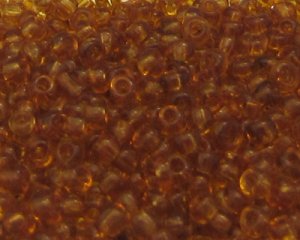 (image for) 11/0 Golden Brown Transparent Glass Seed Beads, 1oz. bag