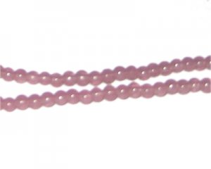 4mm Mallow Jade-Style Glass Bead, approx. 105 beads