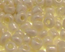 (image for) 6/0 Off White Opaque Glass Seed Beads, 1oz. bag