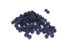 (image for) Approx. 1oz. x 8x6mm Blue Peanut Glass Beads