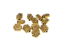 (image for) 10 x 8mm Metal Gold Spacer Bead, approx. 12 beads