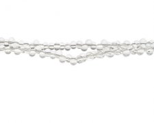 (image for) 4mm Crystal Drop Glass Bead, 22" string