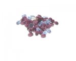 Approx. 1.5 - 2oz. x 6x4mm Purple Hues Faceted Oval Glass Bead Approx. 1.5 - 2oz. x 6x4mm Purple Hues Faceted Oval Glass Bead